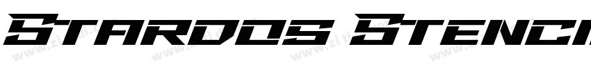 Stardos Stencil字体转换